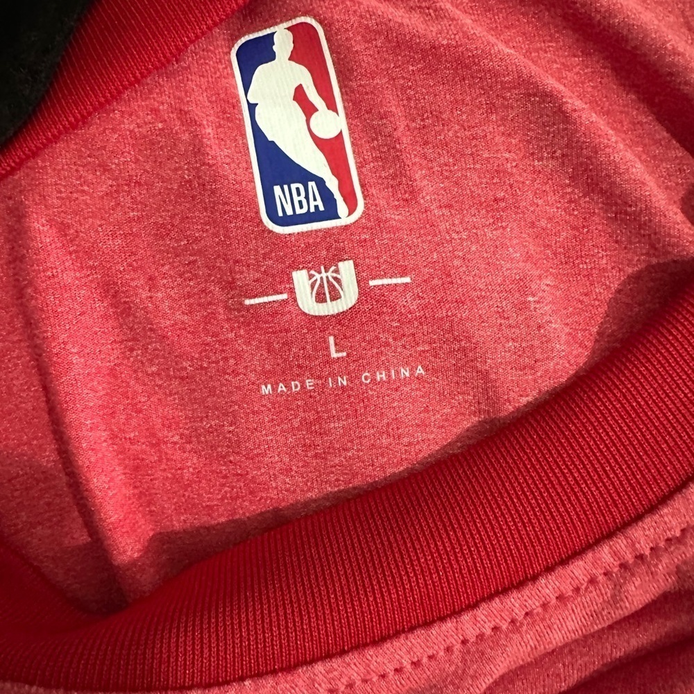 NBA CHICAGO BULLS Red Men's Shirt - Picture 5 of 5